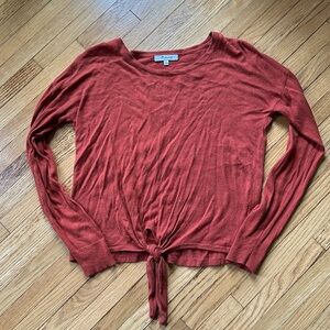 Madewell burnt orange top S